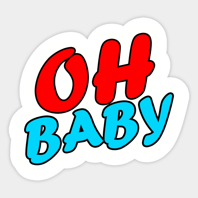 CarbonFin OhBaby Sticker by CarbonFin Gaming